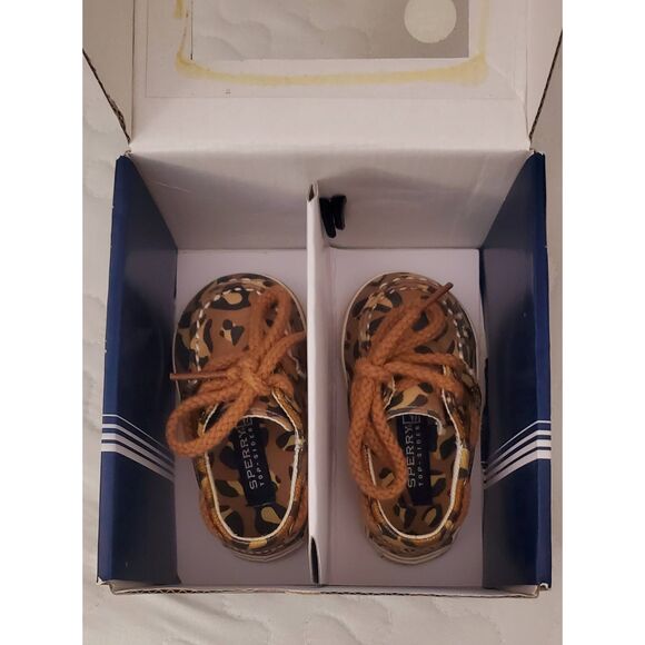 SPERRY TOP SIDER BAHAMA CRIB SHOES - Picture 2 of 9